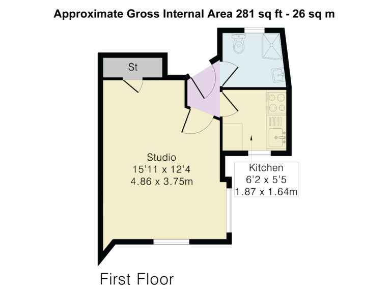 Carleton Studio Floorplan