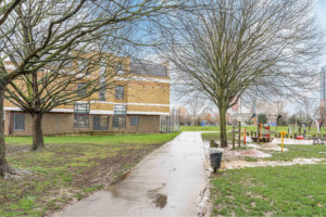 View of the park area near The Anchor