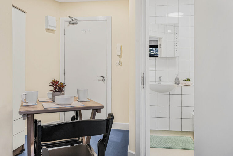 interior view showing the entrance area to the flat