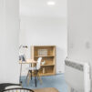 Interior view looking from dining area through to the study area